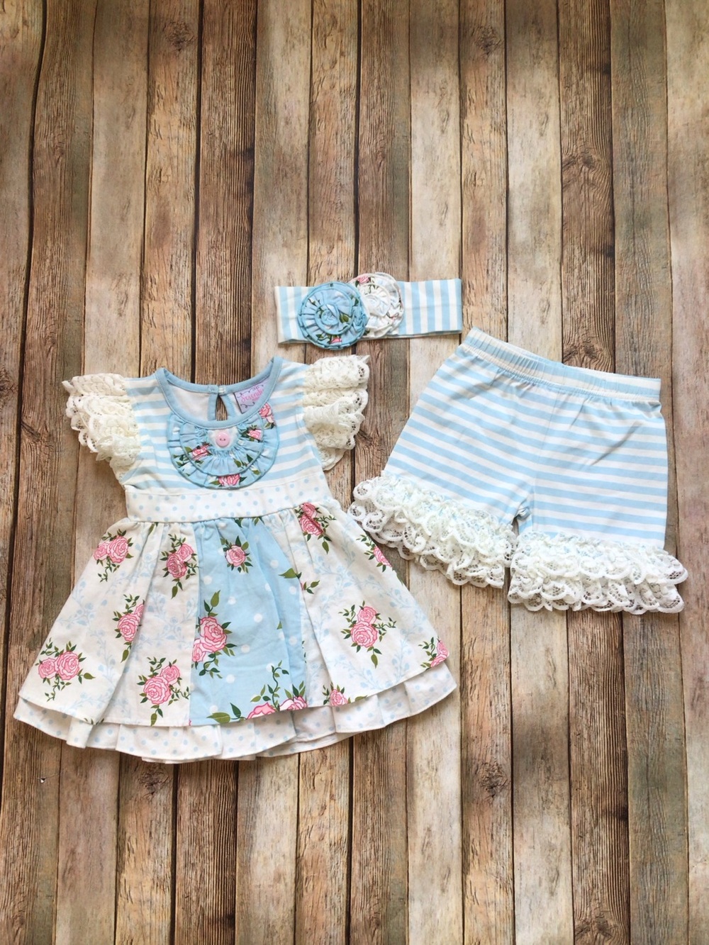 Serendipity Floral Stripe Outfit